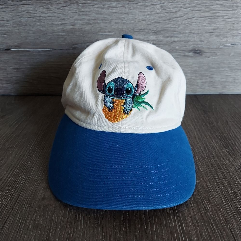 Disney Lilo And Stitch Pineapple Two Tone Washed Dad Hat